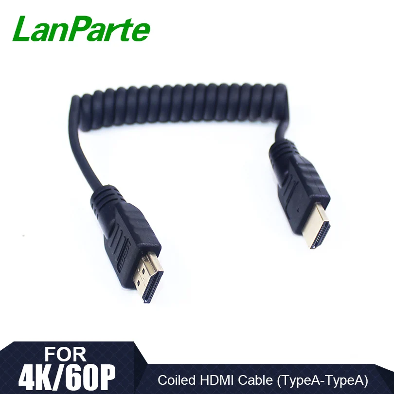 LanParte Coiled HDMI Cable with Type A to Type A Standard HDMI Socket for BMPCC 4K for Ronin-S
LanParte Coiled HDMI Cable with Type A to Type A Standard HDMI Socket for BMPCC 4K for Ronin-S