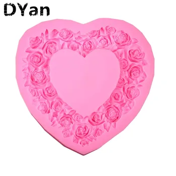 Free Shipping Kitchen DIY Creative 3D The New Cake Tool Fondant Cake Love Garland Heart Shaped Silicone Cake Mold A783
Free Shipping Kitchen DIY Creative 3D The New Cake Tool Fondant Cake Love Garland Heart Shaped Silicone Cake Mold A783