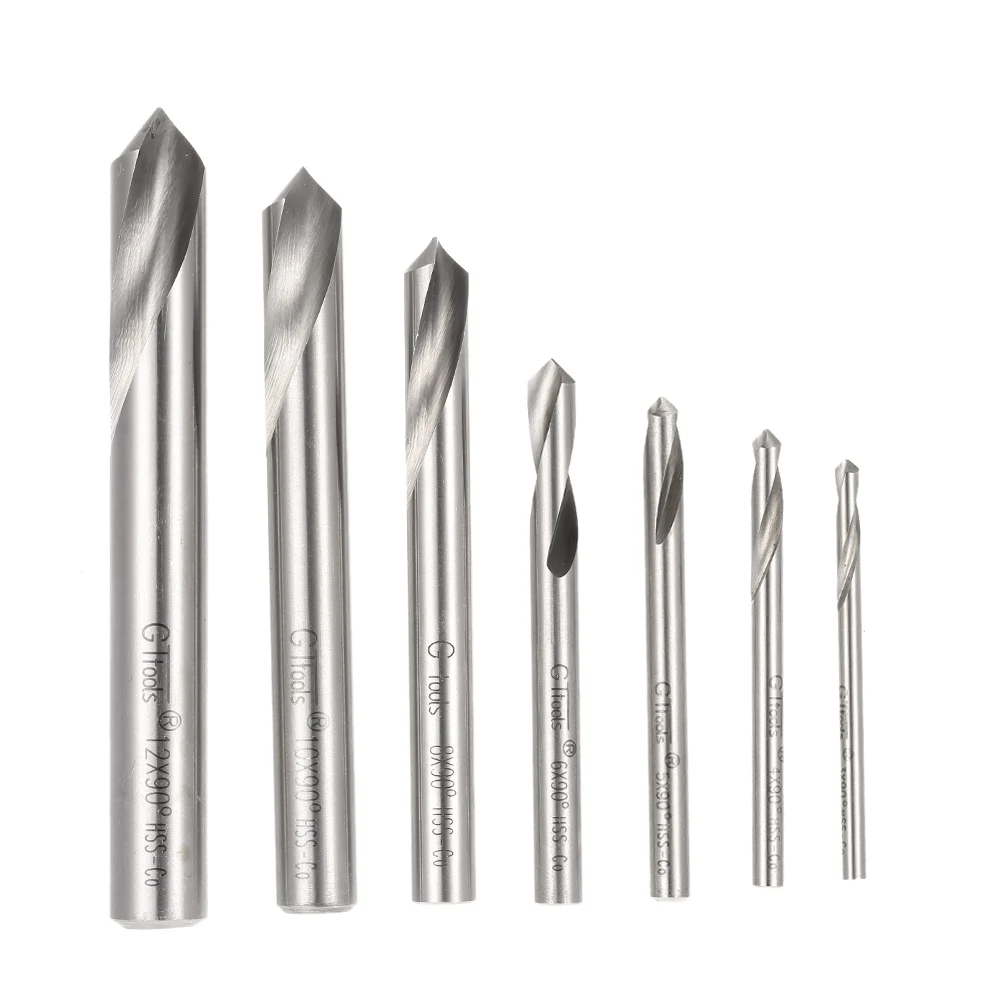 7pcs M42 Drill Bits Set HSS High Speed Steel Cobalt Spotting Drill Bits Set Round Shank 90 Degree Drilling Chamfering Tool
7pcs M42 Drill Bits Set HSS High Speed Steel Cobalt Spotting Drill Bits Set Round Shank 90 Degree Drilling Chamfering Tool