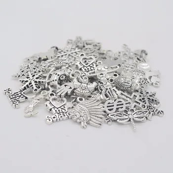 100pcs Mixed Tibetan Silver 50-80 different Alloy accessories European pendant for bracelet necklace DIY Metal Jewelry Making
100pcs Mixed Tibetan Silver 50-80 different Alloy accessories European pendant for bracelet necklace DIY Metal Jewelry Making