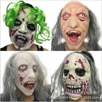 New Halloween Adult Mask Zombie Mask Latex Bloody Scary Extremely Disgusting Full Face ghost Mask Costume Party Cosplay Prop
New Halloween Adult Mask Zombie Mask Latex Bloody Scary Extremely Disgusting Full Face ghost Mask Costume Party Cosplay Prop