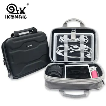 IKSNAIL Capacity Expansion Electronics Travel Camera Lens Storage Bag For USB Cable Charging Cord Accessories For IPad Mini/ Pro
IKSNAIL Capacity Expansion Electronics Travel Camera Lens Storage Bag For USB Cable Charging Cord Accessories For IPad Mini/ Pro