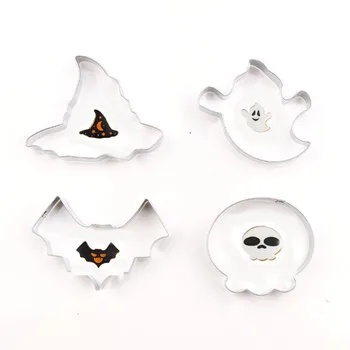 The Halloween stainless steel cute cutting biscuit mould cake fruit sugar mold baking tools
The Halloween stainless steel cute cutting biscuit mould cake fruit sugar mold baking tools