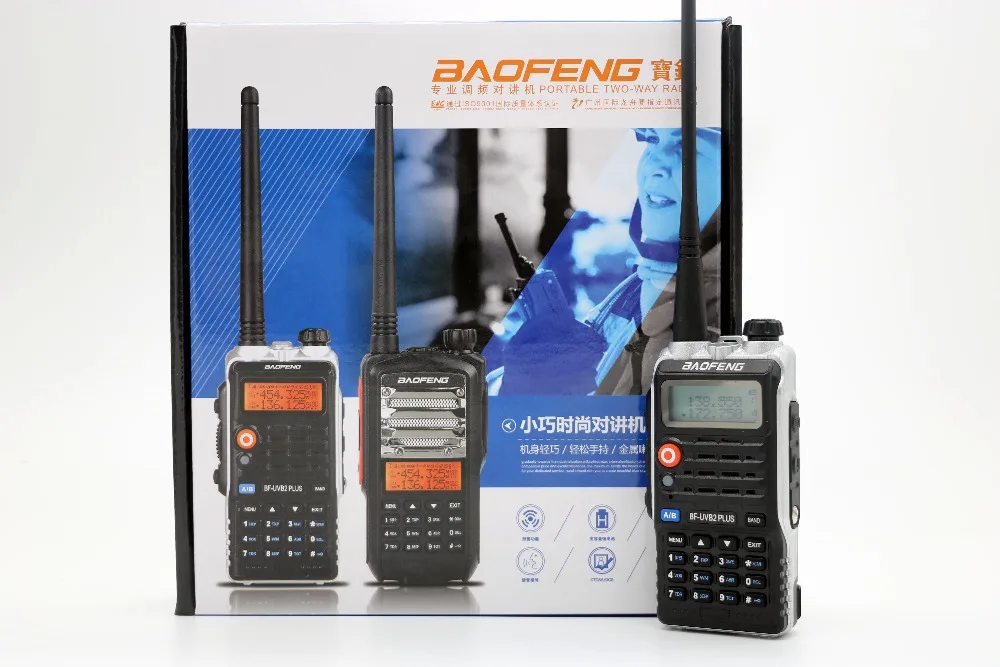 BaoFeng UV-B2 plus Walkie Talkie UHF VHF Dual Band UVB2+ CB Radio 128CH VOX Dual Display Flashlight FM Transceiver for travel
BaoFeng UV-B2 plus Walkie Talkie UHF VHF Dual Band UVB2+ CB Radio 128CH VOX Dual Display Flashlight FM Transceiver for travel