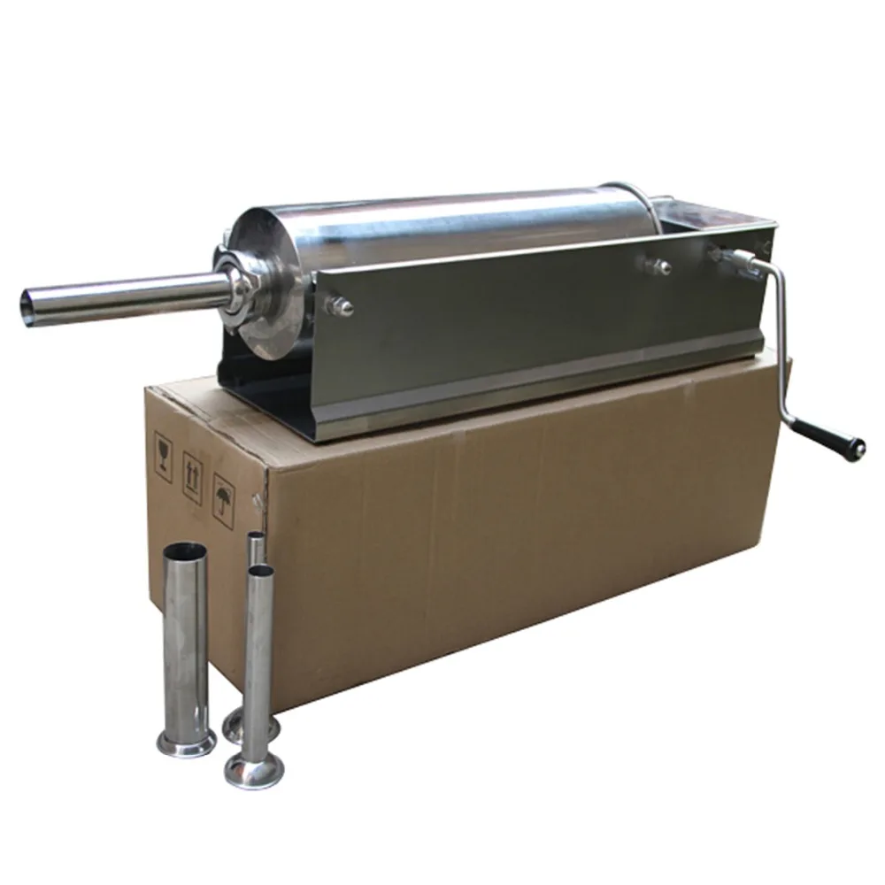 3L horizontal sausage filler, sausage filling machine, stainless steel sausage stuffer
3L horizontal sausage filler, sausage filling machine, stainless steel sausage stuffer