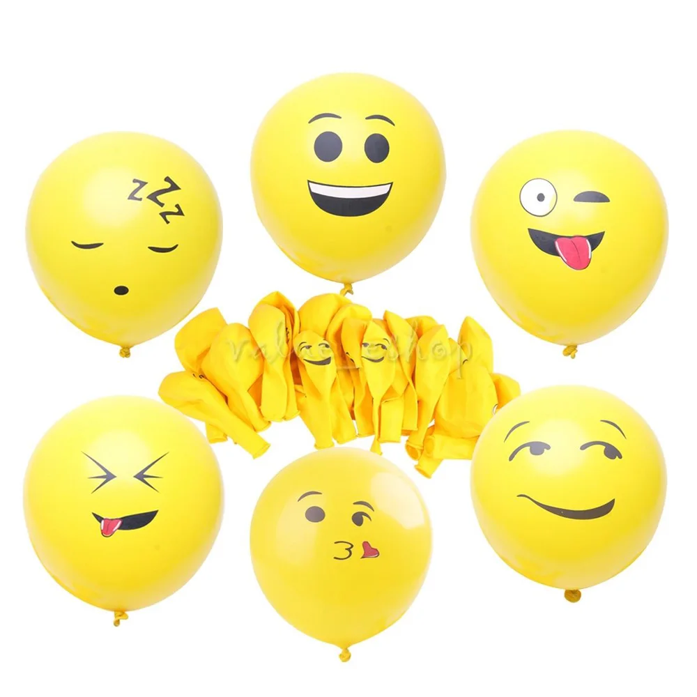 20pcs Emoji Balloons Smiley Face Expression Yellow Latex Balloons Party Wedding Ballon Cartoon Inflatable Balls 1 pack
20pcs Emoji Balloons Smiley Face Expression Yellow Latex Balloons Party Wedding Ballon Cartoon Inflatable Balls 1 pack