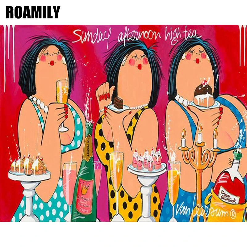 ROAMILY,Full Diamond Painting,Fat Women Fat Ladies,Diamond Embroidery,5D Diamonds Paintings Full Square,Picture By Rhinestones
ROAMILY,Full Diamond Painting,Fat Women Fat Ladies,Diamond Embroidery,5D Diamonds Paintings Full Square,Picture By Rhinestones