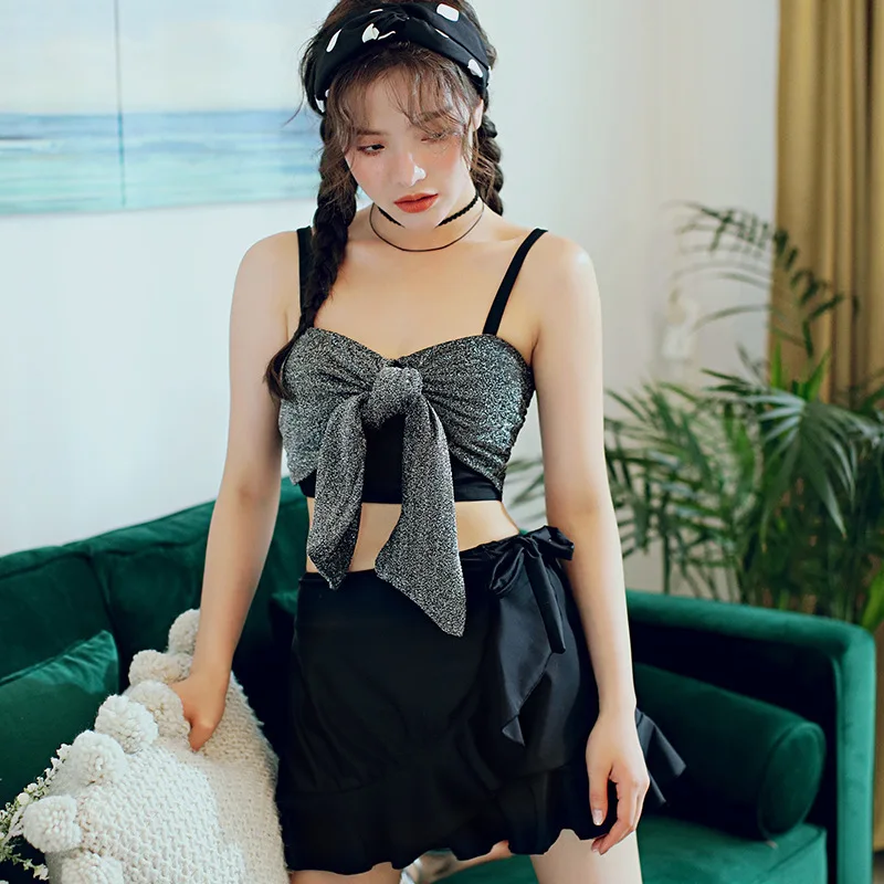 Swimsuit Female Bikini Set Swimwear Ladies 2019 Trikinis Woman Summer Padded Korean Push Up Skirt Dot Polyester Sierra Surfer
Swimsuit Female Bikini Set Swimwear Ladies 2019 Trikinis Woman Summer Padded Korean Push Up Skirt Dot Polyester Sierra Surfer