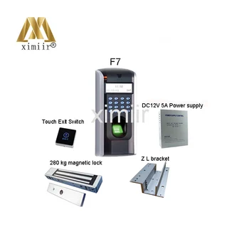 F7 Kit Power Supply ,Magnetic Lock , PC Exit Button And Bracket With Fingerprint Access Control System
F7 Kit Power Supply ,Magnetic Lock , PC Exit Button And Bracket With Fingerprint Access Control System