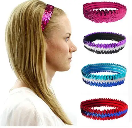 2017 New 50pcs/lot Sequin Headbands Elastic Stretch Wreath Bandage On Head Decorations Gum For Hair Ornaments
2017 New 50pcs/lot Sequin Headbands Elastic Stretch Wreath Bandage On Head Decorations Gum For Hair Ornaments