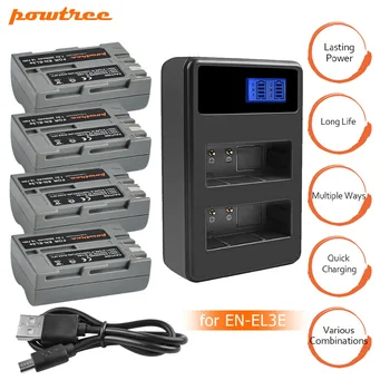 4X EN-EL3E EN EL3e ENEL3e EL3 EN EL 3E Battery+dual lcd charger For Nikon D300S D300 D100 D200 D700 D70S D70 D80s D90 D50 L15
4X EN-EL3E EN EL3e ENEL3e EL3 EN EL 3E Battery+dual lcd charger For Nikon D300S D300 D100 D200 D700 D70S D70 D80s D90 D50 L15