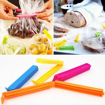 12Pcs/Set Food Bag Sealing Clips Kitchen Food Preservation Snack Bag Clamp can CSV
12Pcs/Set Food Bag Sealing Clips Kitchen Food Preservation Snack Bag Clamp can CSV