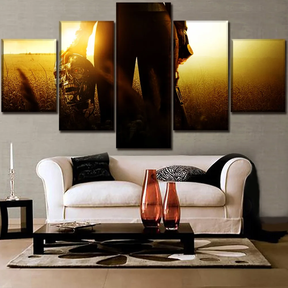 Home Decorative Living Room Wall Art 5 Panel Movie Terminator Genisys Modular Paintings High Quality Canvas HD Printed Picture
Home Decorative Living Room Wall Art 5 Panel Movie Terminator Genisys Modular Paintings High Quality Canvas HD Printed Picture