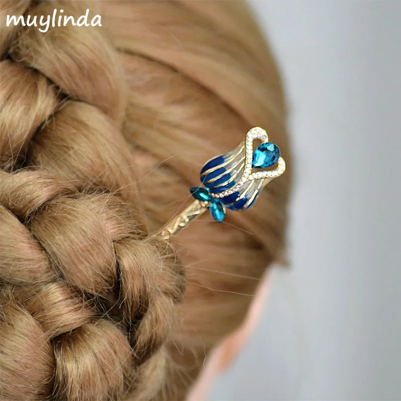 New Fashion Crystal Tulip Flower Hair Stick Clip Hair Accessories Women Costume Pinting Hair Jewelry
New Fashion Crystal Tulip Flower Hair Stick Clip Hair Accessories Women Costume Pinting Hair Jewelry