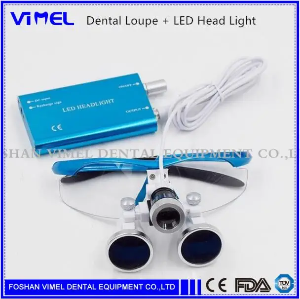 Dental Equipment Surgical dental glasses 3.5X 420mm +LED Head Light Lamp dental lab BLUE AA+ Medical dental Loupes
Dental Equipment Surgical dental glasses 3.5X 420mm +LED Head Light Lamp dental lab BLUE AA+ Medical dental Loupes