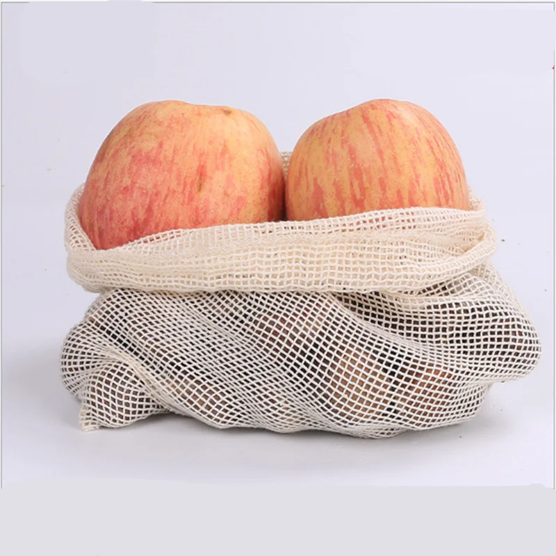 1PC Reusable Cotton Shopping Bag Fruit And Vegetable Storage With Drawstring Eco Mesh Bags New Arrive
1PC Reusable Cotton Shopping Bag Fruit And Vegetable Storage With Drawstring Eco Mesh Bags New Arrive