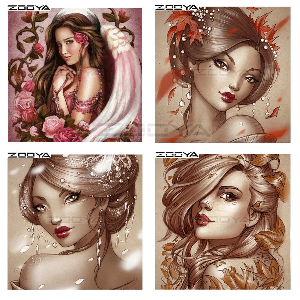 ZOOYA 5D DIY Diamond Embroidery Ancient Beauty Woman &Flower Series Diamond Painting Cross Stitch Round Mosaic Decoration CJ1115
ZOOYA 5D DIY Diamond Embroidery Ancient Beauty Woman &Flower Series Diamond Painting Cross Stitch Round Mosaic Decoration CJ1115