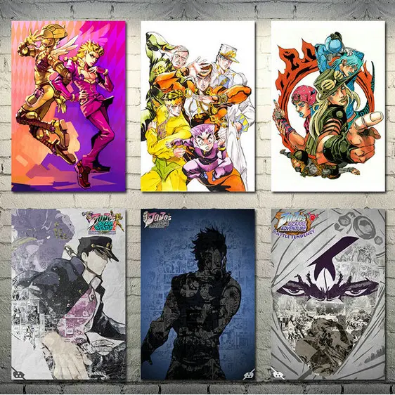Japan Anime Painting Home Decor JoJo S Bizarre Adventure Action HD Print Canvas Poster Modular Pictures Modern BedRoom Wall Art
Japan Anime Painting Home Decor JoJo S Bizarre Adventure Action HD Print Canvas Poster Modular Pictures Modern BedRoom Wall Art