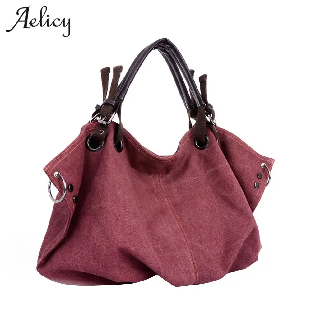 Aelicy High Quality Canvas Women Handbag Casual Large Capacity Hobos Female Totes fashion crossbody luxury brands shoulder bags
Aelicy High Quality Canvas Women Handbag Casual Large Capacity Hobos Female Totes fashion crossbody luxury brands shoulder bags