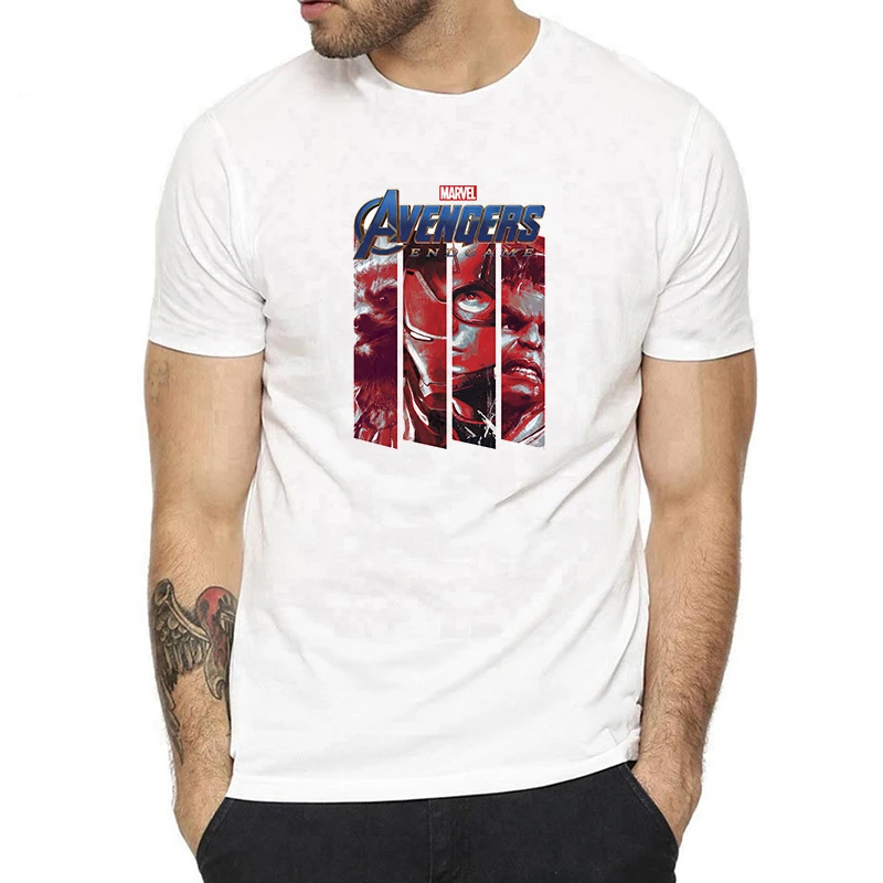 Avengers Endgame T Shirt Men/women Ironman Captain America End Game Marvel White T-shirt Superhero Custom TShirt Male
Avengers Endgame T Shirt Men/women Ironman Captain America End Game Marvel White T-shirt Superhero Custom TShirt Male