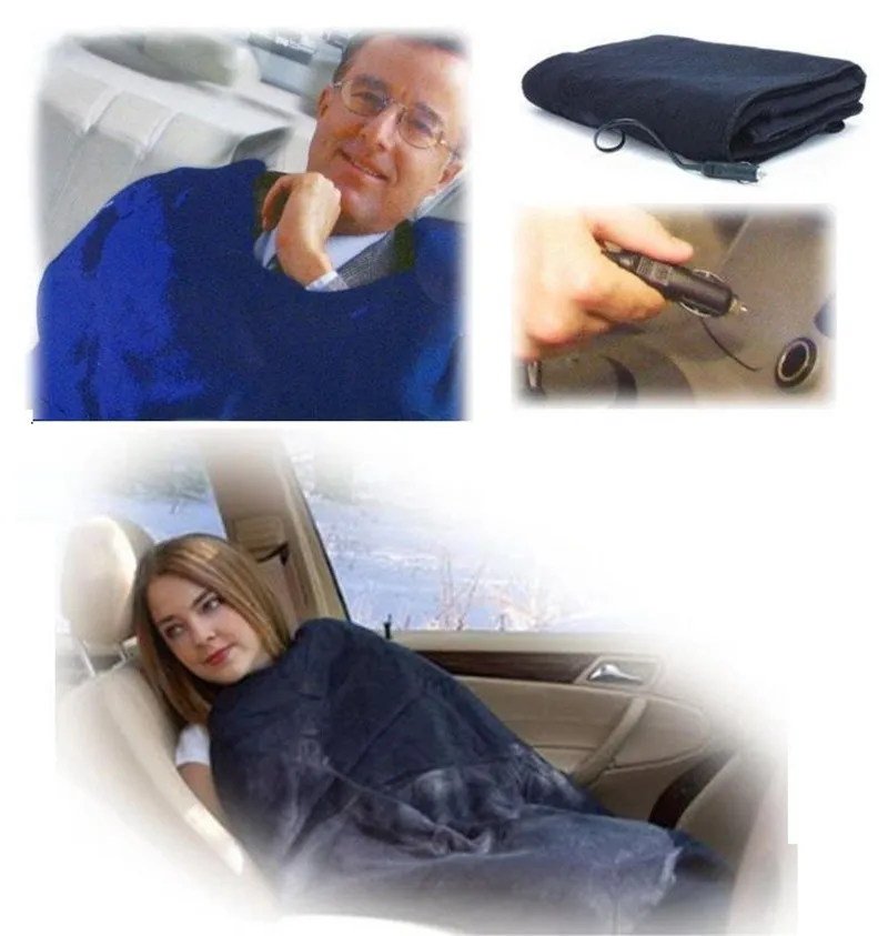 

car Electric Blanket many color Electrical 148x105cm Heating Blanket in car Heated Blanket Body Warmer with Polar fleece as fan