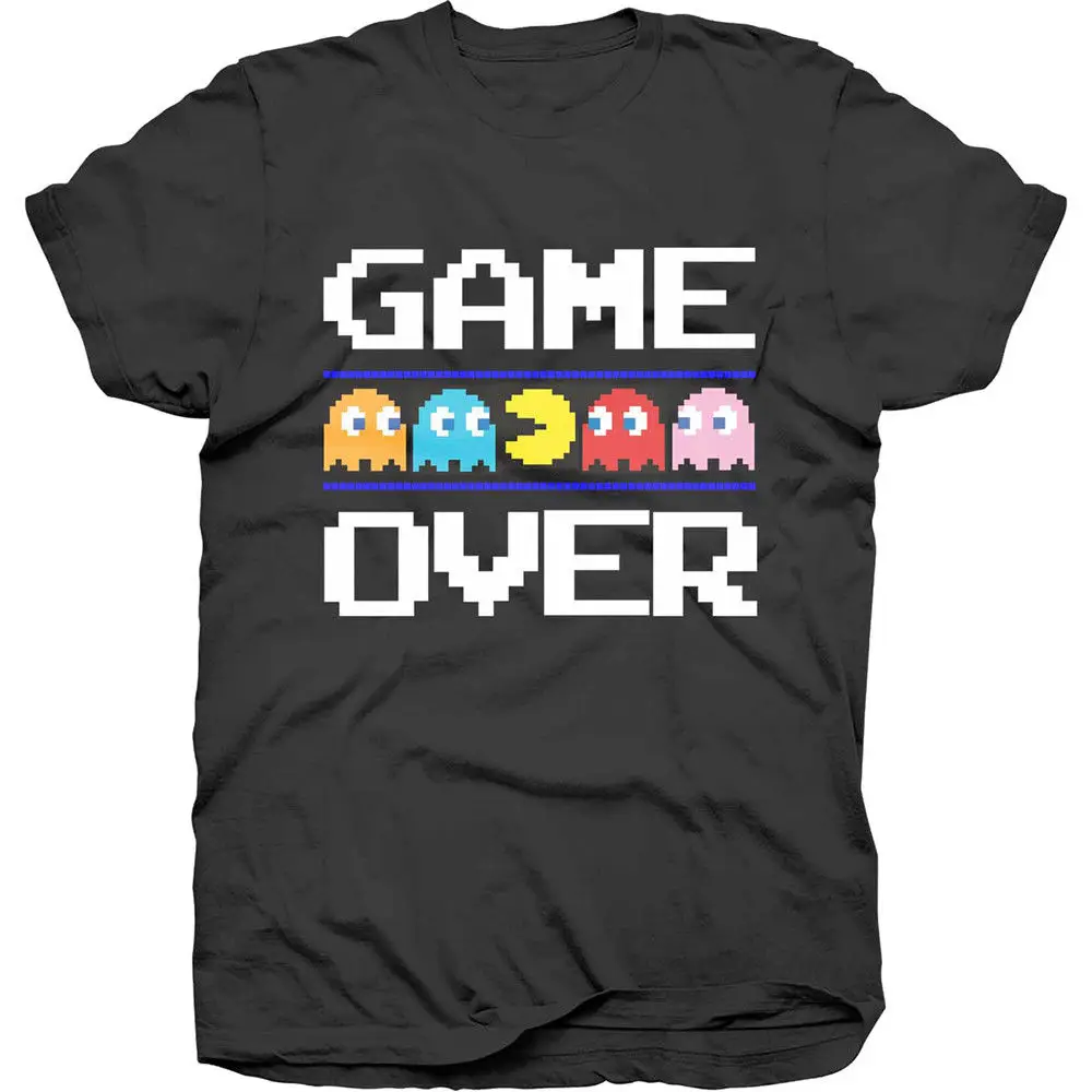 Pac Man Game Over Classic Official Pacman Namco Arcade Game Black Mens T Shirt Cool Casual Pride T Shirt Men Unisex New
Pac Man Game Over Classic Official Pacman Namco Arcade Game Black Mens T Shirt Cool Casual Pride T Shirt Men Unisex New