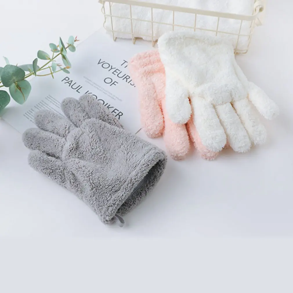 Quick Dry Hair Gloves Quick-drying Coral Velvet Five Fingers Quick-drying, Absorbent Gloves
Quick Dry Hair Gloves Quick-drying Coral Velvet Five Fingers Quick-drying, Absorbent Gloves