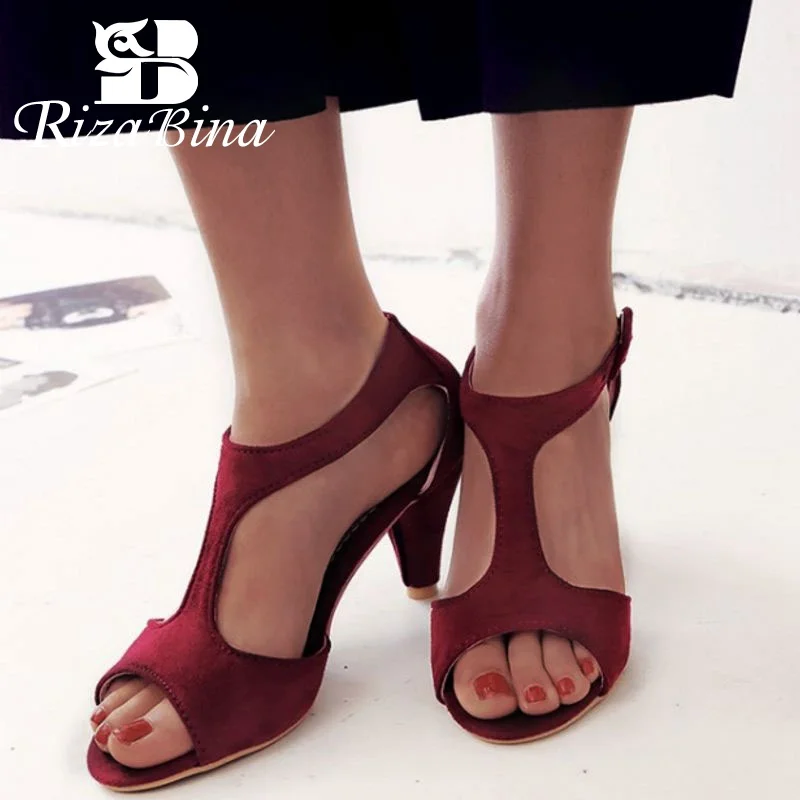 RizaBina 5 Colors Size 32-43 Women Sandals Open Toe Slip On Bowknot Thin Heel Women Summer Shoes Sexy Ornate For Party Footwear
RizaBina 5 Colors Size 32-43 Women Sandals Open Toe Slip On Bowknot Thin Heel Women Summer Shoes Sexy Ornate For Party Footwear