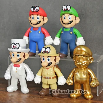 12cm Super Mario Bros Odyssey figuer doll Cappy Green Red Mario Luigi Gold Mario Wedding Groom PVC Figure Model Toy
12cm Super Mario Bros Odyssey figuer doll Cappy Green Red Mario Luigi Gold Mario Wedding Groom PVC Figure Model Toy