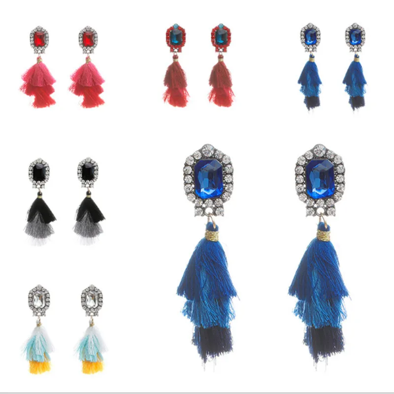 New Jewelry Euro-merican Vintage Palace Earrings Rhinestone Bohemia Earring Female earrings Bridal Wedding Party Accessories
New Jewelry Euro-merican Vintage Palace Earrings Rhinestone Bohemia Earring Female earrings Bridal Wedding Party Accessories