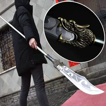 Chinese WuShu Dragon Dao Tradition KungFu Fighting Broadsword Sword Strong High Manganese Steel Sharp Handmade Knife
Chinese WuShu Dragon Dao Tradition KungFu Fighting Broadsword Sword Strong High Manganese Steel Sharp Handmade Knife