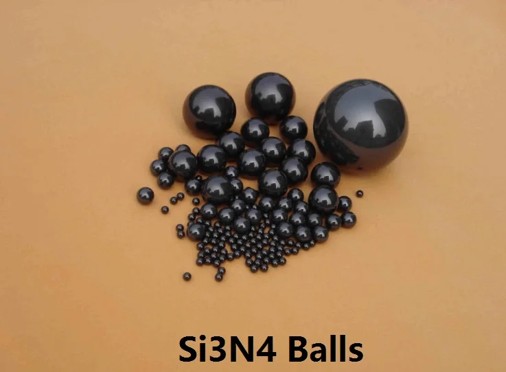 

200pcs Si3N4 Silicon Nitride Full Ceramic Bearing balls Dia 0.8 1 1.2 1.3 1.5 1.588 2 2.381 2.5 2.778 3 3.175 3.5 3.969 4 4.5 mm