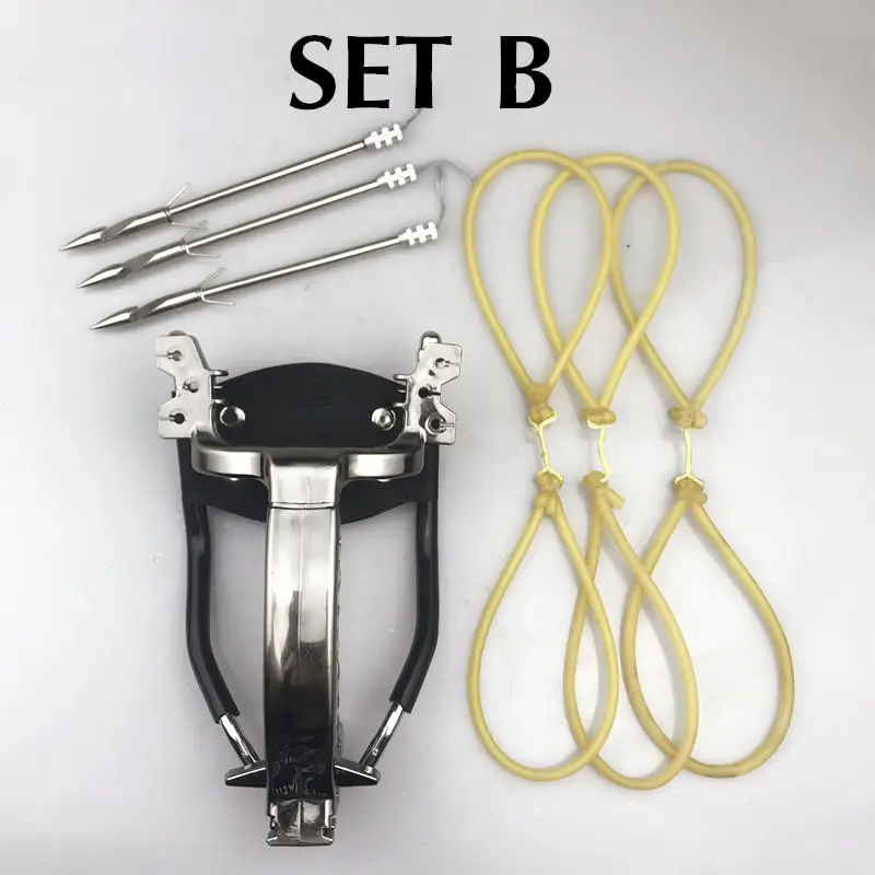 Powerful Slingshot Fishing Hunting Set Pro Fish Shooting Arrow Catapult Outdoor Launcher or Outdoor Fishing Hunting Accurate
Powerful Slingshot Fishing Hunting Set Pro Fish Shooting Arrow Catapult Outdoor Launcher or Outdoor Fishing Hunting Accurate