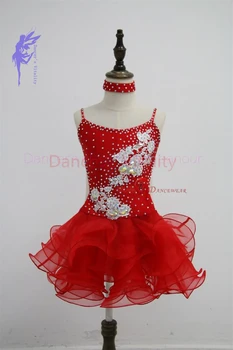 New child latin dance costumes senior sexy spandex stones latin dance dress for children latin dance competition dresses 2XS-6XL
New child latin dance costumes senior sexy spandex stones latin dance dress for children latin dance competition dresses 2XS-6XL