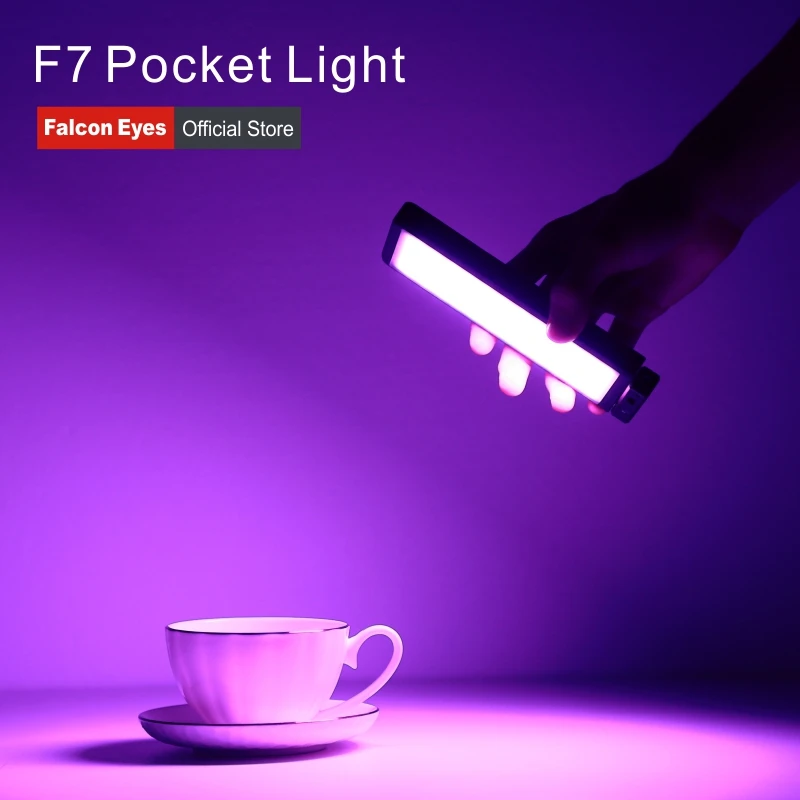 Falcon Eyes 12W RGB LED Mini Pocket On Camera Light With Special-Effects Mode Portable For Video/Photo/Product Photography F7
Falcon Eyes 12W RGB LED Mini Pocket On Camera Light With Special-Effects Mode Portable For Video/Photo/Product Photography F7