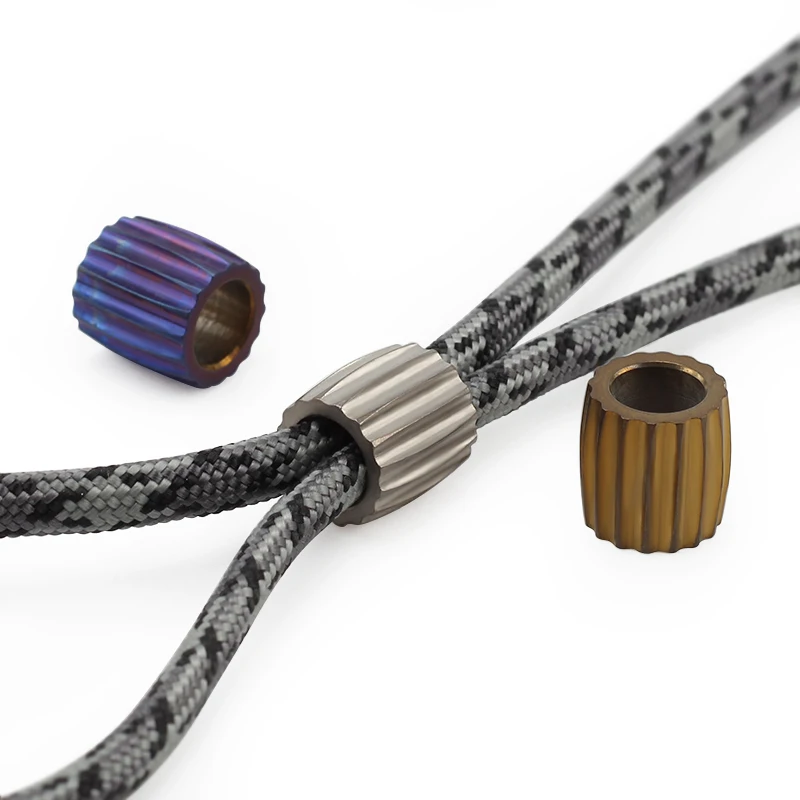 1pcs EDC Titanium Alloy Knife Beads Paracord Umbrella Rope Cord Outdoor Cylindrical Beads
1pcs EDC Titanium Alloy Knife Beads Paracord Umbrella Rope Cord Outdoor Cylindrical Beads