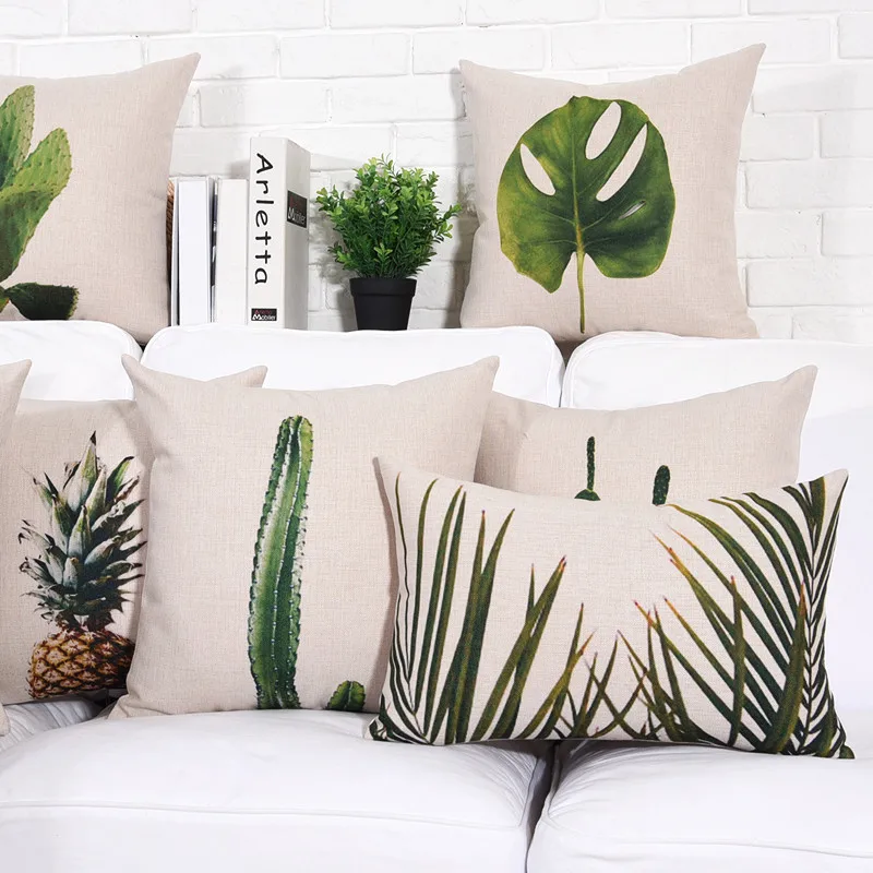 Contracted Style Natural Plant Cactus Pineapples Printed Cushion Cover Home Decorative Sofa Pillow Case Almofada Cojines
Contracted Style Natural Plant Cactus Pineapples Printed Cushion Cover Home Decorative Sofa Pillow Case Almofada Cojines