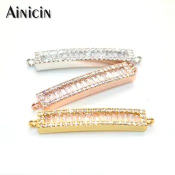 10pcs Strip Shape Connectors Rhinestone Crystal Setting Connection Rose Gold Silver Plating Fashion Jewelry Making Findings GD
10pcs Strip Shape Connectors Rhinestone Crystal Setting Connection Rose Gold Silver Plating Fashion Jewelry Making Findings GD