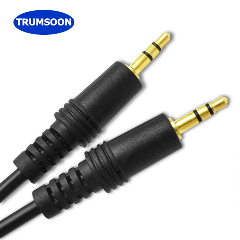Trumsoon 3.5mm Jack Male to Male AUX Cable Audio Line for Phone MP3 Speaker Car Headset
Trumsoon 3.5mm Jack Male to Male AUX Cable Audio Line for Phone MP3 Speaker Car Headset
