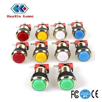 10 Pcs/Lot 5V Gilded LED Illuminated Arcade Push Buttons For MAME,JAMMA,Raspberry Pi RetroPie&Arcade Fighting Games- Color: Blue
10 Pcs/Lot 5V Gilded LED Illuminated Arcade Push Buttons For MAME,JAMMA,Raspberry Pi RetroPie&Arcade Fighting Games- Color: Blue