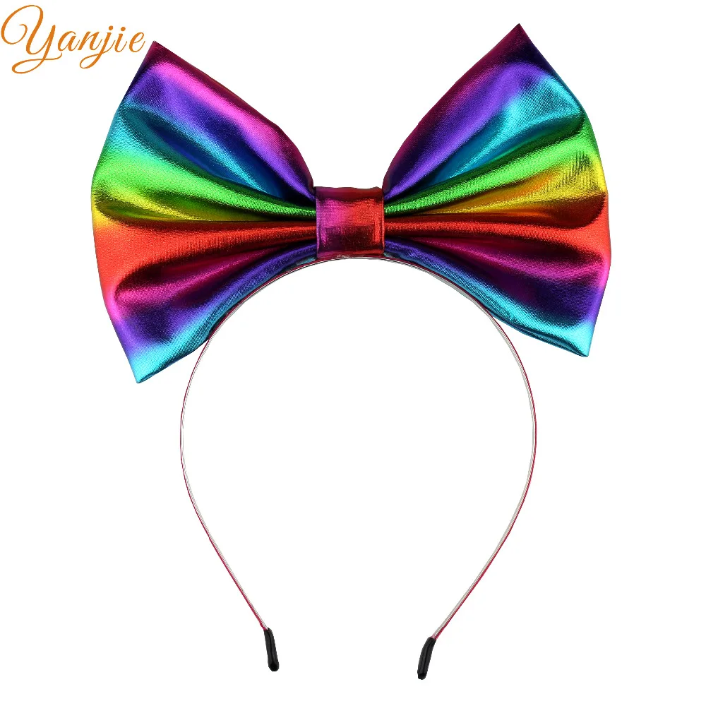 7'' Large Bow Hairband For Girls 2019 Big Glitter Rainbow Hair Bows Headband Kids Summer Hair Accessories Girls Solid Hair Bands
7'' Large Bow Hairband For Girls 2019 Big Glitter Rainbow Hair Bows Headband Kids Summer Hair Accessories Girls Solid Hair Bands