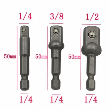 1/4" 3/8" 1/2" | Impact Grade Socket Adapter | Hex Shank Adapter Drill Nut Driver | Power Extension Bit Set for Drills
1/4" 3/8" 1/2" | Impact Grade Socket Adapter | Hex Shank Adapter Drill Nut Driver | Power Extension Bit Set for Drills