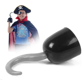 Besegad Kids Plastic Pirate Hook Black Weapon Pirate Ship Captain Crochet Halloween Party Cosplay Pirate Game Props Toy
Besegad Kids Plastic Pirate Hook Black Weapon Pirate Ship Captain Crochet Halloween Party Cosplay Pirate Game Props Toy