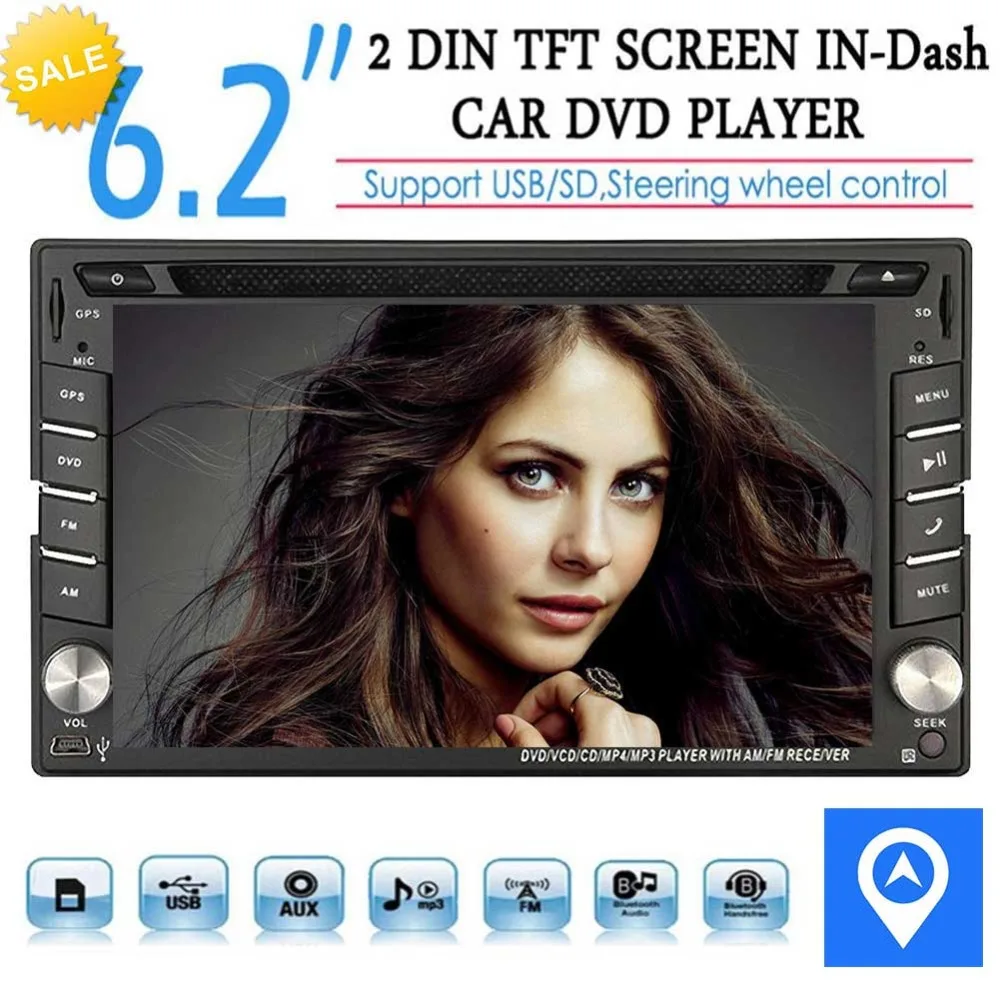 Car Autoradio 2din GPS SAT Navigation Multi-TouchScreen Car DVD Player In-dash Audio Car GPS Stero AM/FM Radio Bluetooth 8GB Map
Car Autoradio 2din GPS SAT Navigation Multi-TouchScreen Car DVD Player In-dash Audio Car GPS Stero AM/FM Radio Bluetooth 8GB Map