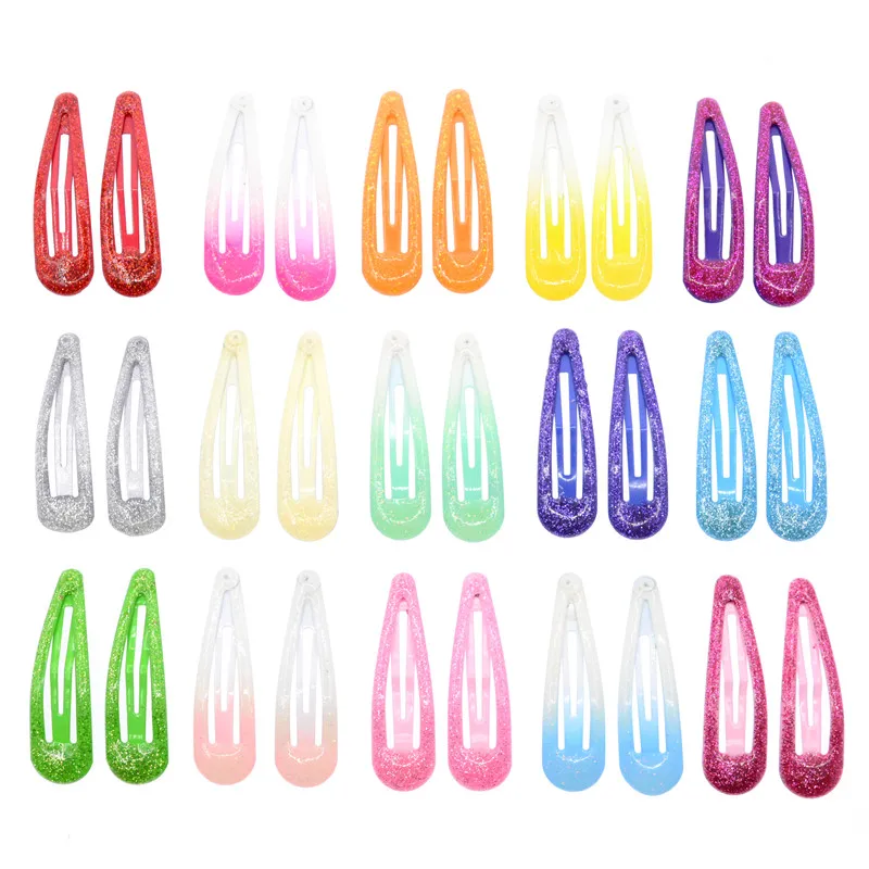 12 Pcs/lot New Arrival Fashion Glitter Metal Snap Clips Hair Pin Girls' Hair Clips Kids Accessories
12 Pcs/lot New Arrival Fashion Glitter Metal Snap Clips Hair Pin Girls' Hair Clips Kids Accessories