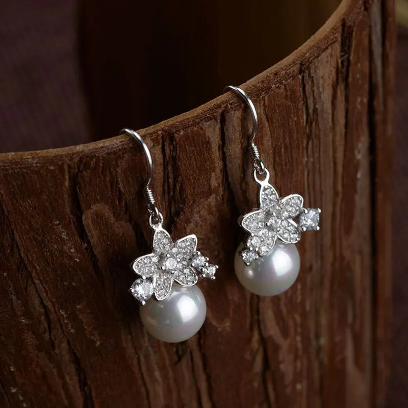FNJ Tassel Earrings 925 Silver 10mm Simulated-Pearl Original S925 Sterling Silver Drop Earring for Women Jewelry
FNJ Tassel Earrings 925 Silver 10mm Simulated-Pearl Original S925 Sterling Silver Drop Earring for Women Jewelry