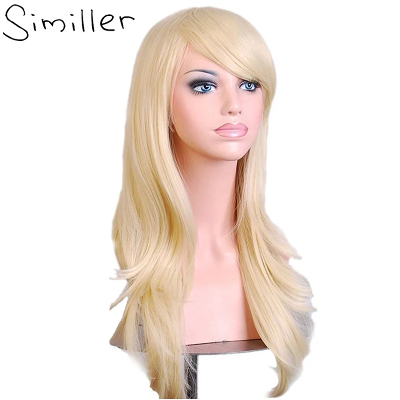 Similler 28" Long Kinky Curly High Temperature Fibre Gold Synthetic Hair Full Cosplay Wigs For Party Brown Blue Pink
Similler 28" Long Kinky Curly High Temperature Fibre Gold Synthetic Hair Full Cosplay Wigs For Party Brown Blue Pink