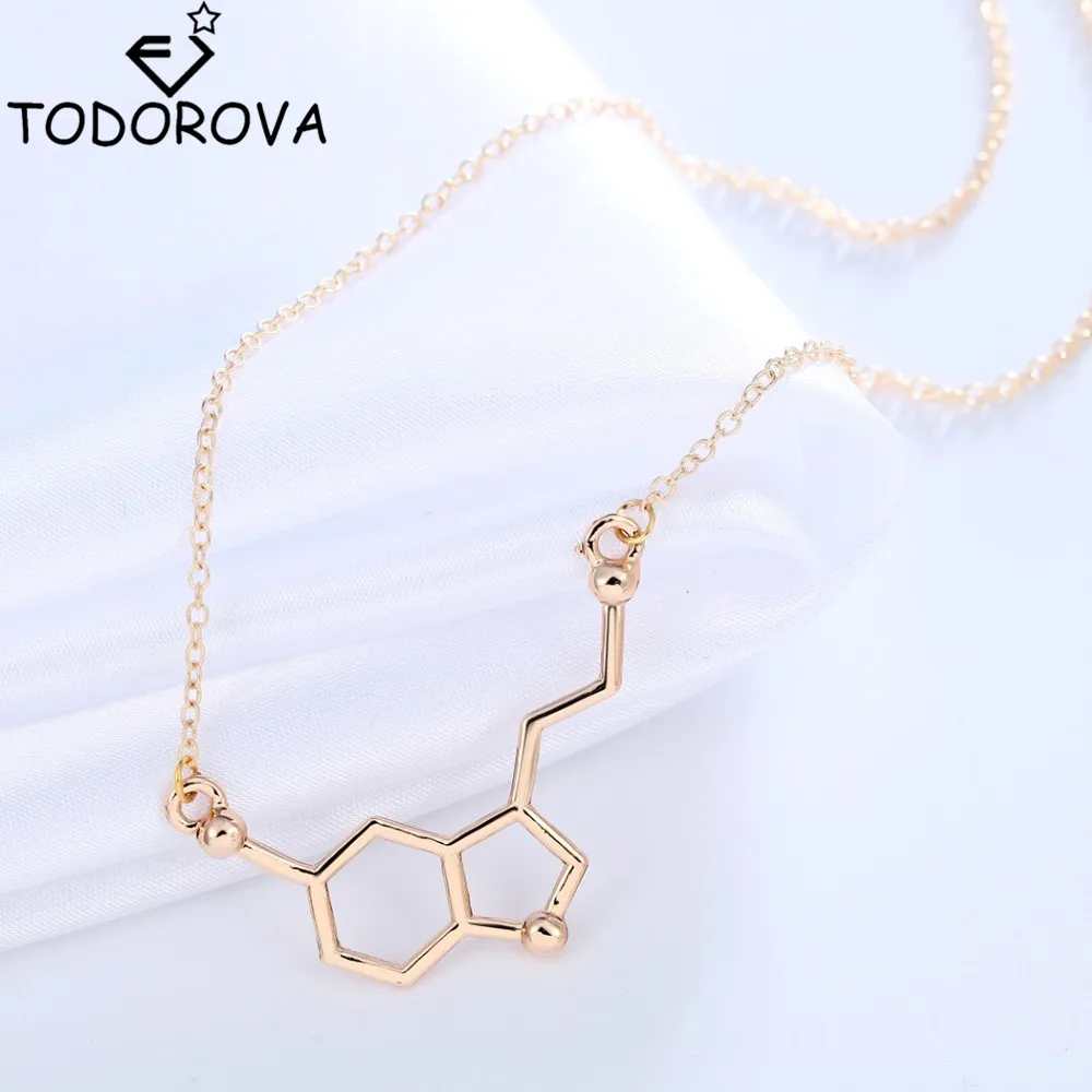 Todorova Serotonin Molecule Chemistry Polygon Necklaces & Pendants Long Chain Necklaces for Women Minimalist Statement Jewelry
Todorova Serotonin Molecule Chemistry Polygon Necklaces & Pendants Long Chain Necklaces for Women Minimalist Statement Jewelry