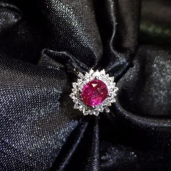 Fine Jewelry GIL Real 18K White Gold 100% Natural Unheat Pink Sapphire 1.03 Gemstones 18k Sapphire Diamonds Female Wedding Rings
Fine Jewelry GIL Real 18K White Gold 100% Natural Unheat Pink Sapphire 1.03 Gemstones 18k Sapphire Diamonds Female Wedding Rings