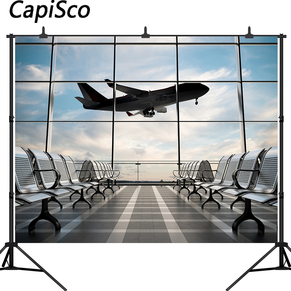 Capisco Plane Take Off Airport Waiting Room Window Child Interior Photographic Backgrounds Photo Backdrop Photocall Photo Studio
Capisco Plane Take Off Airport Waiting Room Window Child Interior Photographic Backgrounds Photo Backdrop Photocall Photo Studio